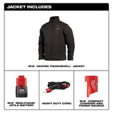 Milwaukee Heated Gear - M12 Black Jacket Kit (Assorted Sizes Available)