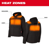Milwaukee M12 Heated Axis Jacket - Black (Assorted Sizes Available)