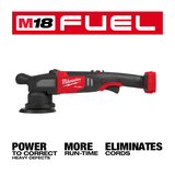 Milwaukee M18 FUEL™ 15mm Random Orbital Polisher (Available as a Kit or Bare Tool) - 2684-20/22HD