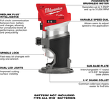 Milwaukee M18 FUEL™ Compact Router