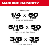 Milwaukee M18 FUEL™ Drain Snake w/ CABLE DRIVE™ with 5/16” Cable Kit - 2772A-21