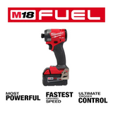 Milwaukee M18 FUEL™ 1/4" Hex Impact Driver (Kit or Bare Tool) - 2953-20/22