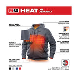 Milwaukee Heated Gear - M12 Grey Jacket Kit (Assorted Sizes Available)