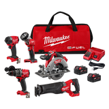 Milwaukee M18 FUEL™ 5 Tool Combo Kit - 3697-25