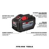 Milwaukee M18 REDLITHIUM™ HIGH OUTPUT™ HD12.0 Battery Pack