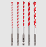 Milwaukee 5pc. SHOCKWAVE™ Carbide Hammer Drill Bit Kit