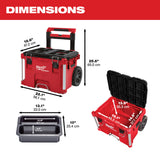 Milwaukee PACKOUT™ Rolling Tool Box - 48-22-8427