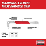 Milwaukee 9" Nail Puller and 12" Pry Bar Set