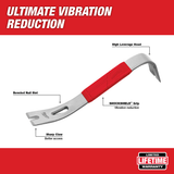 Milwaukee 9" Nail Puller and 12" Pry Bar Set