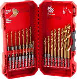 Milwaukee SHOCKWAVE Impact Duty™ RED HELIX™ Titanium Drill Bit Set - 23PC - 48-89-4631