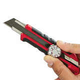 Milwaukee 18mm Snap Off Knife with Metal Lock and Precision Cut Blade - 48-22-1961