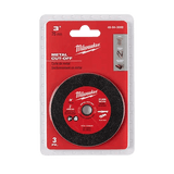 Milwaukee 3" Metal Cut Off Wheel 3PK