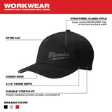 Milwaukee Fitted Hat - Assorted Colours Available