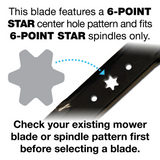 MTD Cub Cadet 2-in-1 Blade for 54-inch Cutting Decks - 942-05056A